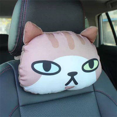 Cartoon Personality Creative Cat and: Headrest - cat-beauty-3025