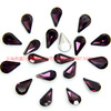 In stock wholesale melon seeds, tither drill tip bottom pear -shaped glass crystal diamond DIY shoe bag jewelry accessories sticker diamond