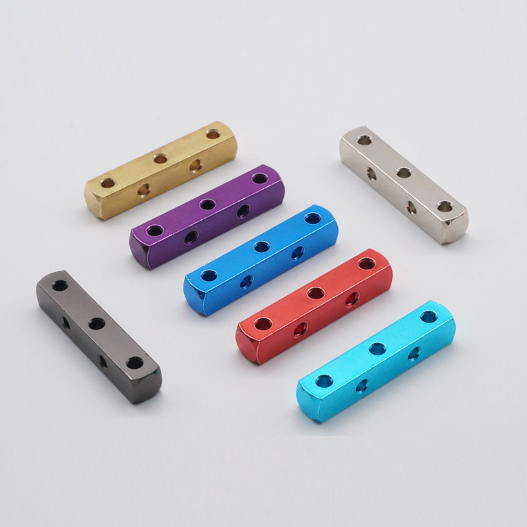 Wholesale four-wheel drive modified accessories shock-absorbing strip stabilizing strip 6*6*32 brass counterweight anti-jumping strip electrophoresis