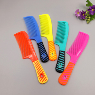 Color comb plastic home odor-free colorful beauty salon massage comb stall supply manufacturers direct supply