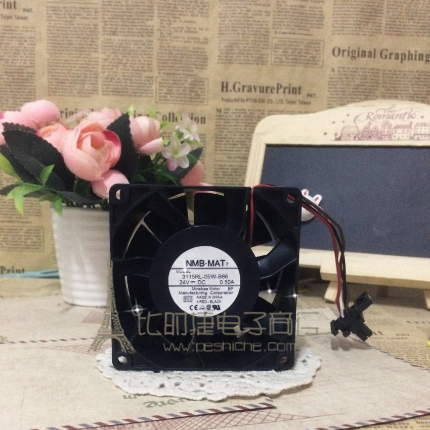 原装NMB-MAT 3115RL-05W-B66 18.5KW/15KW变频器风扇 DC24V 0.50A