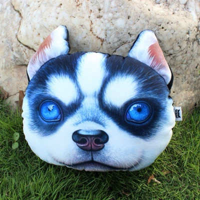 Personality Creative Cat and Dog, Headrest - husky-3025