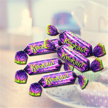 俄羅斯食品紫皮糖巧克力夾心糖喜糖休閑零食500g*10袋/箱