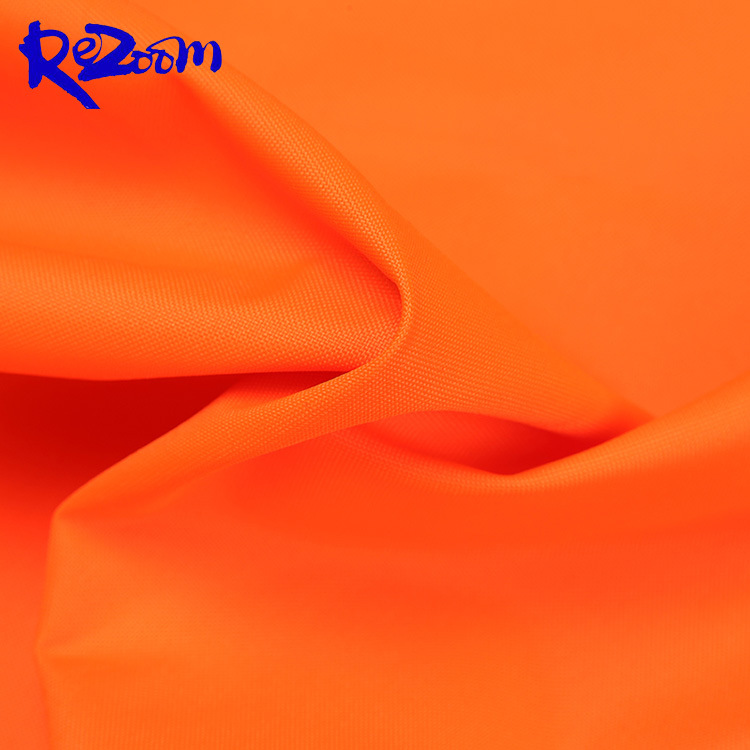 300牛津布荧光橙透气透湿涂层面料 箱包布背包手提包面料厂家批发