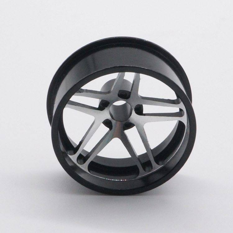 cnc aluminum car parts processing high quality toy four-wheel drive modified parts aluminum alloy wheel wheel in stock