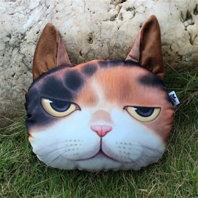 Cute Cartoon Personality Creative Cat | Headrest - moe-flower-3025