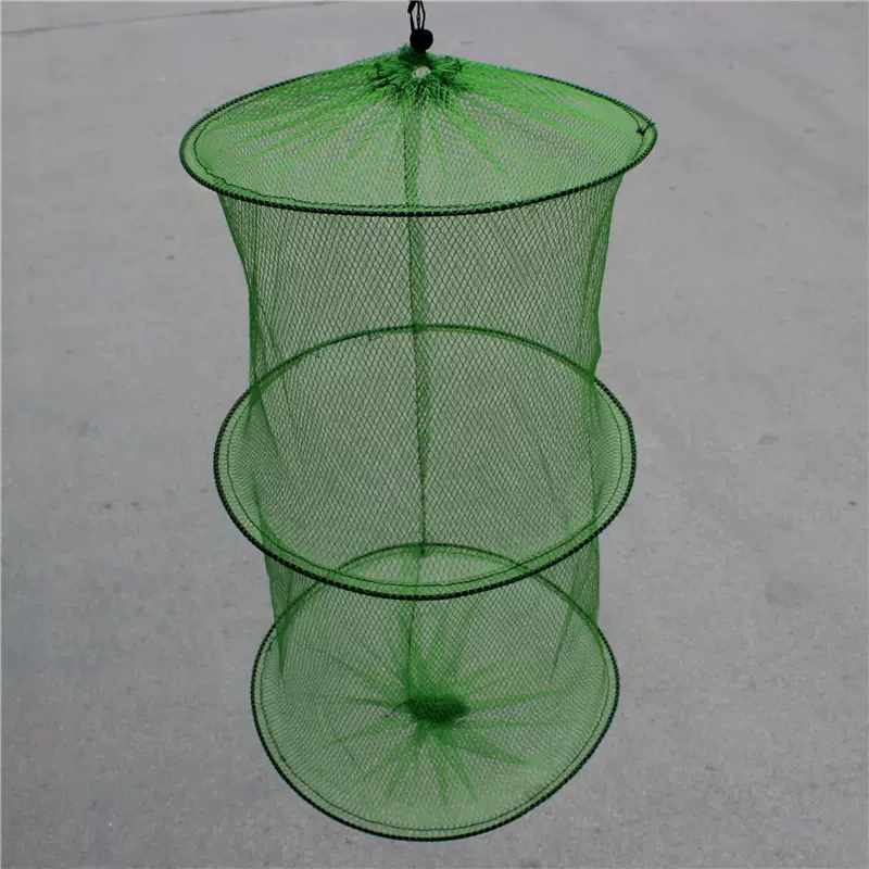 不涂胶布二圈布三圈小鱼护鱼网兜鱼户渔网渔具简易小渔护批发