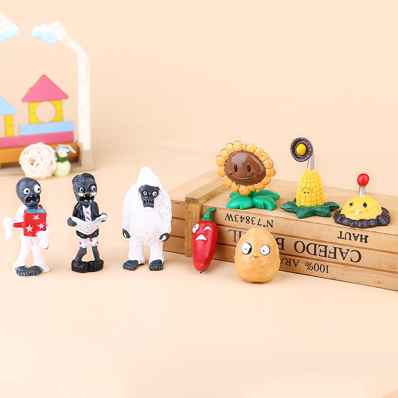 Third Generation Plants Vs. Zombies Handmade Doll Doll Indoor Micro Landscape Ornament DIY Keychain Pendant