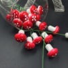 Simulation plant mini bubble small mushroom DIY micro -landscape meat potted Christmas bonsai forest fungal decoration