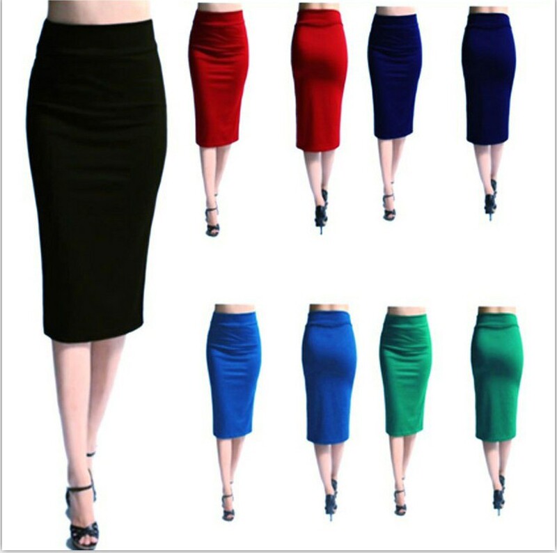 Aliexpress Summer Comfortable European and American Sexy Mid-Short Slim Fit Hip-Hugging Half-Length Pencil One-Step Skirt Ebay Aliexpress Summer Comfortable European and American Sexy Mid-Short Slim Fit Hip-Hugging Half-Length Pencil One-Step Skirt Ebay
