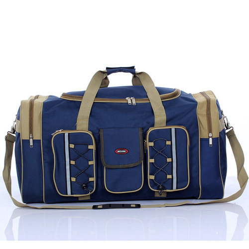Large-capacity short-distance travel bag, women's handbag, long-distance folding travel bag, duffel bag, men's waterproof duffel bag