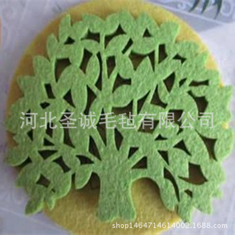 厂家供应 毛毡烟灰缸垫 酒瓶垫 出货快