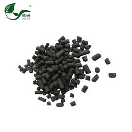 韩研厂家直供ctc90工业脱色活性炭脱硫脱销煤质柱状活性炭高碘值