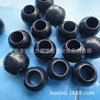 Plastic acrylic black white round beads