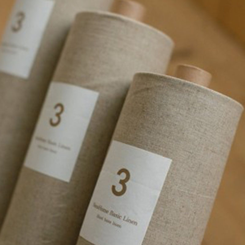 棉麻手工面料 粗厚的棉布素色本色布 未染色 现货供应 YS-78