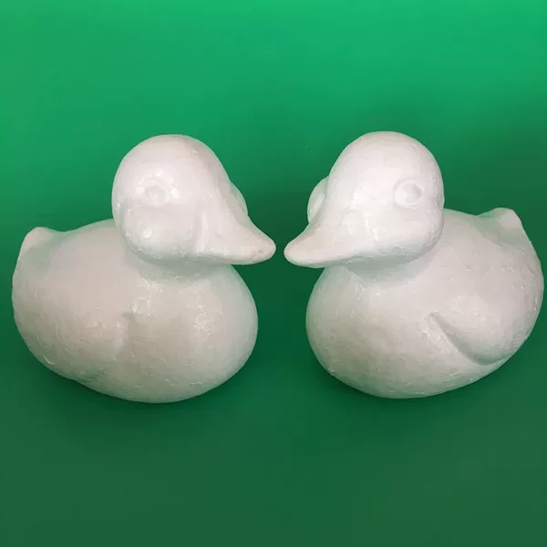 Factory Direct eps foam shape foam duck 14cm children's preschool education DIY painted foreign trade