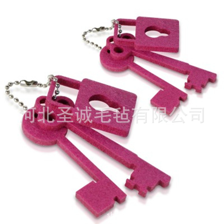毛毡手机挂件 钥匙挂件 毛毡挂饰