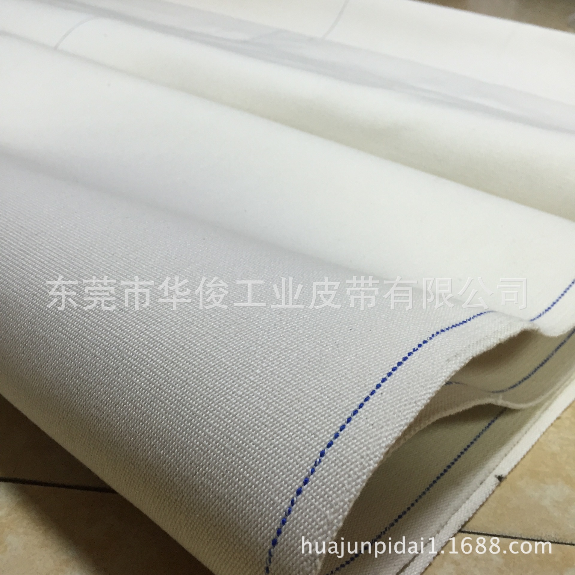 无接口纯棉帆布带供应 饼干脱模线输送带 东莞华俊