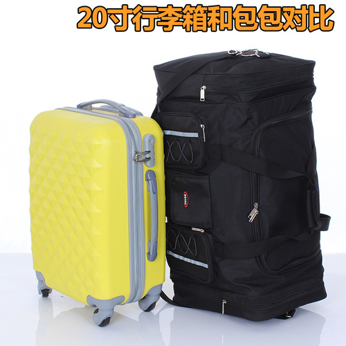 Large-capacity short-distance travel bag, women's handbag, long-distance folding travel bag, duffel bag, men's waterproof duffel bag