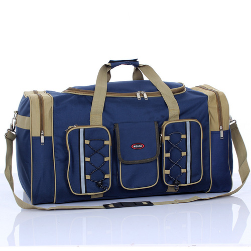 Large-capacity short-distance travel bag, women's handbag, long-distance folding travel bag, duffel bag, men's waterproof duffel bag