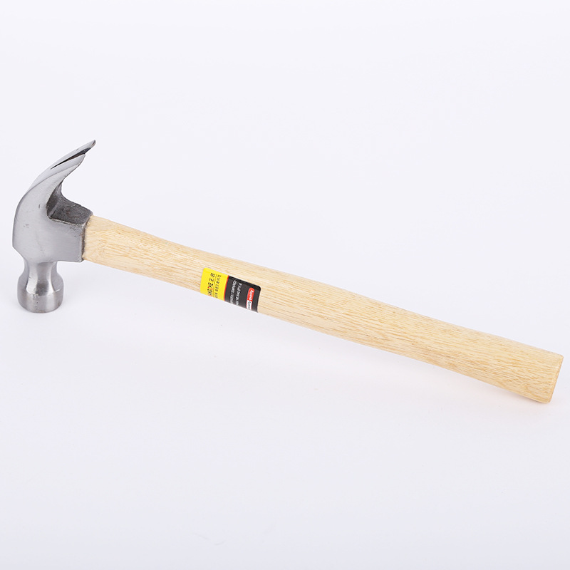 厂家直供45#钢羊角锤 木柄磨光羊角锤起钉多功能羊角锤可批发
