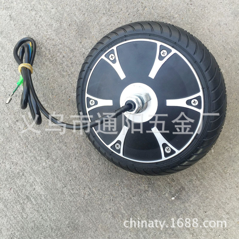 Modified 8-inch ultra-thin light motor 45mm open gear brushless hub motor electronic brake motor inflatable-free tire