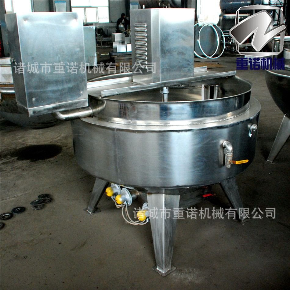 新供专业生产辣椒酱炒锅 不锈钢搅拌夹层锅肉制品蒸煮锅 型号齐全