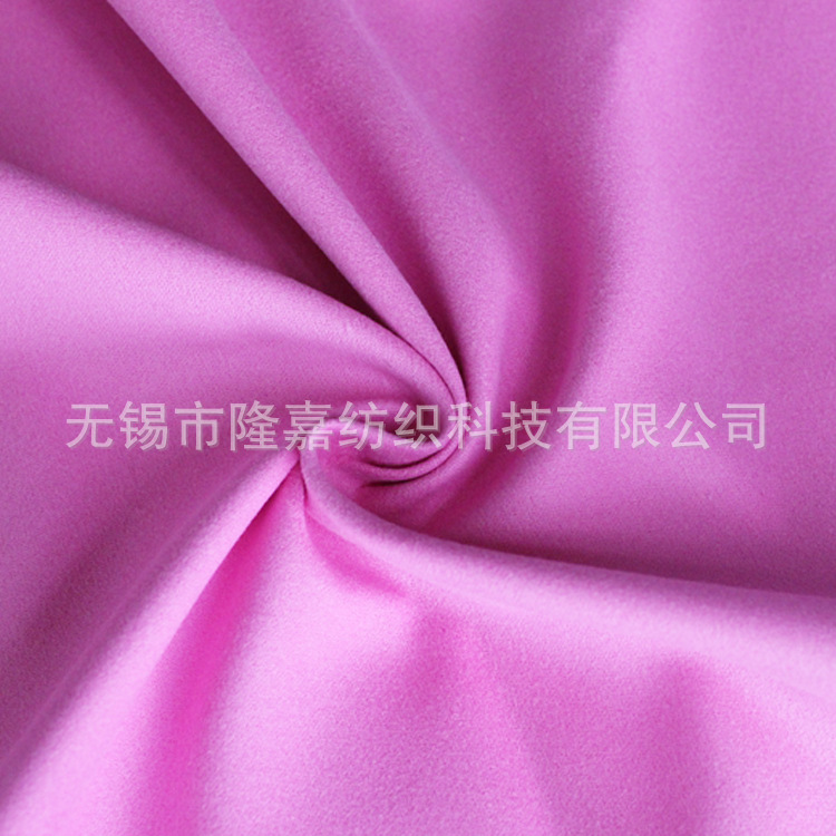 隆嘉纺织厂家直销供应超细纤维全涤 双面绒 超细纤维面料多色