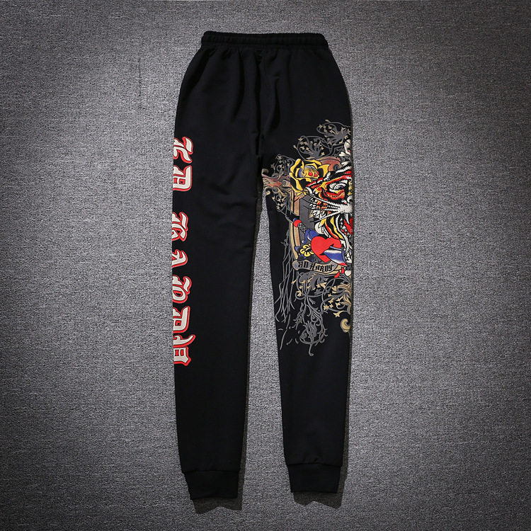 Supply Ed Hardy Men's Casual Pants/Ed Hardy Men's Fashion Trendy Casual Pants, Cropped Pants for Men