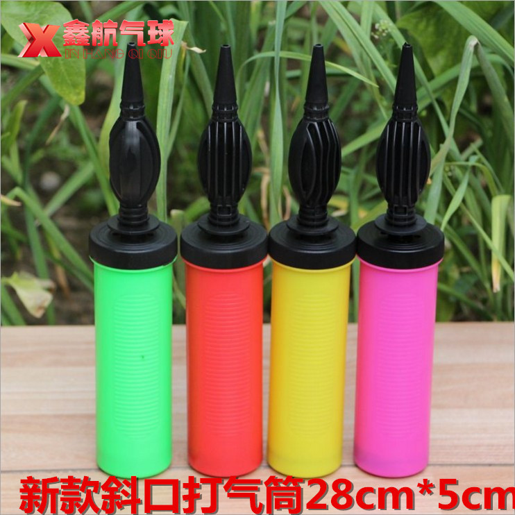 厂家直销 手动打气筒斜口塑料充气筒 充气工具批发