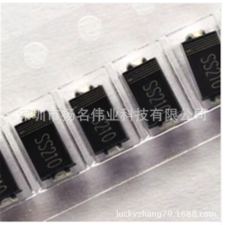 SS210肖特基二极管SMB封装 SS210二极管 750片一盘原装低功耗