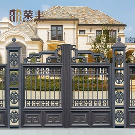 防护栏;进户门;平开门