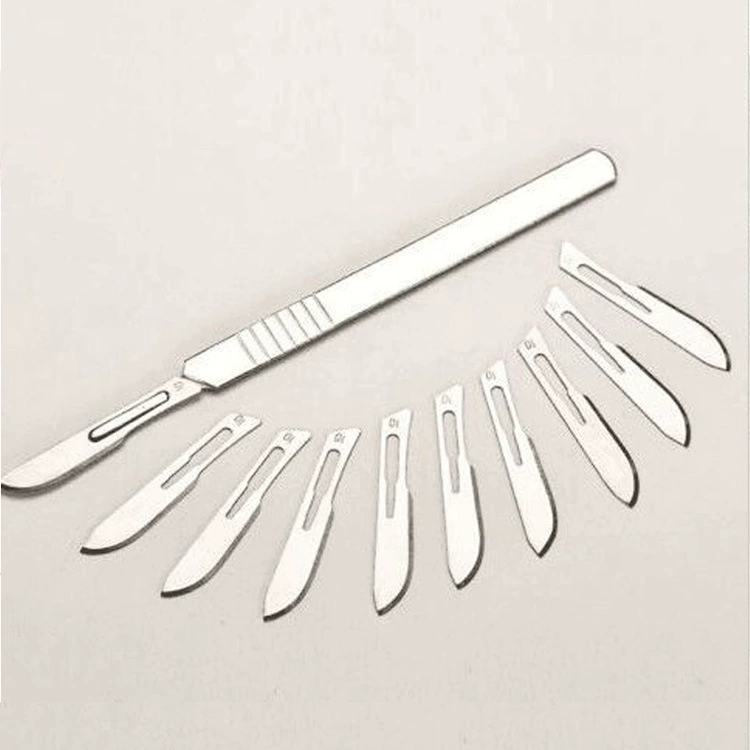 No. 11 No. 23 stainless steel handle non-surgical blade veterinary practice No. 11 knife mobile phone film tool set