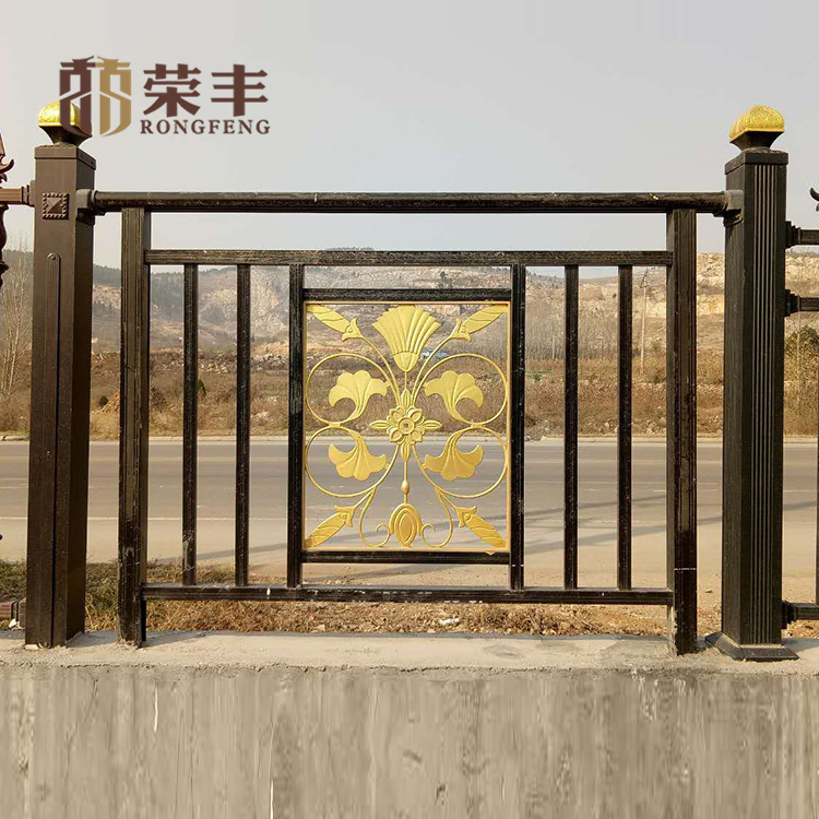 供应铝艺护栏 洋房庭院围墙围栏 别墅围墙护栏大门 欧式护栏