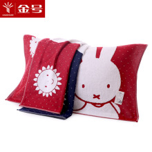 金号枕巾 纯棉双层纱布无捻柔软透气情侣款式单条装MF2064