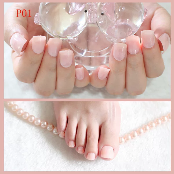 Fake Nails in Skin Color, Silicone Doll Nails with Matching Hand/Foot Nails, Foshan Shimei Short Nail Tips for Nail Art