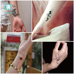 New Waterproof Temporary Tattoo Fashion Cute Fox Sticker Temporary Tattoo Sticker