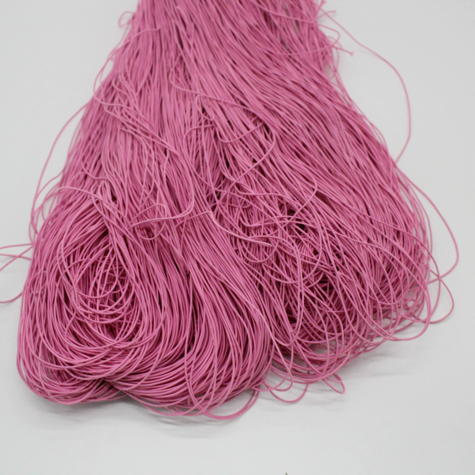 Прямая поставка с фабрики 2 мм многоядерная латексная эластичная веревка для волос цвет веревки полное разнообразие эластичной веревки в наличии