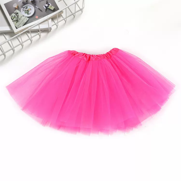 颂妮花成人三层网纱半身裙蓬蓬裙表演服速卖通亚马逊批发