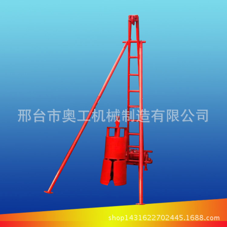 地基打桩机 型号齐全地基建筑 全国低价电动洛阳铲打眼夯打眼机