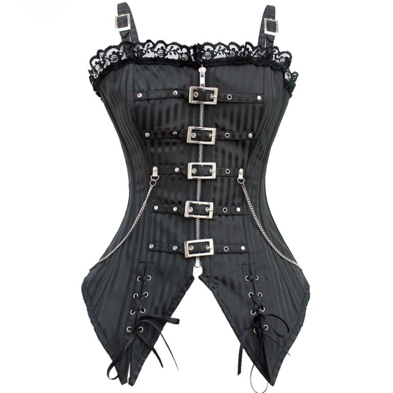 Palace tight corset striped zipper stretch figure body garment factory direct a generation of hair Palace tight corset striped zipper stretch figure body garment factory direct a generation of hair