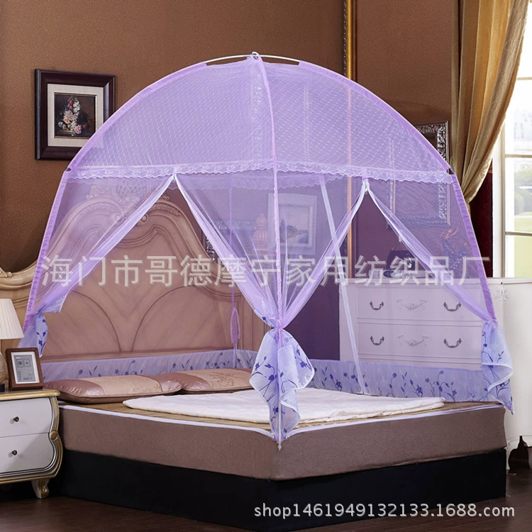 Новое расширенное шифрование с нижней пастой противомоскитной тканью три двери юрты противомоскитные сетки T-молния