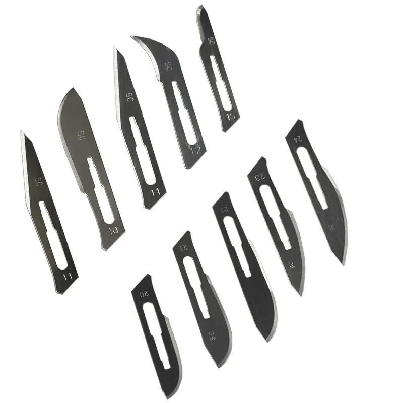No. 11 No. 23 stainless steel handle non-surgical blade veterinary practice No. 11 knife mobile phone film tool set