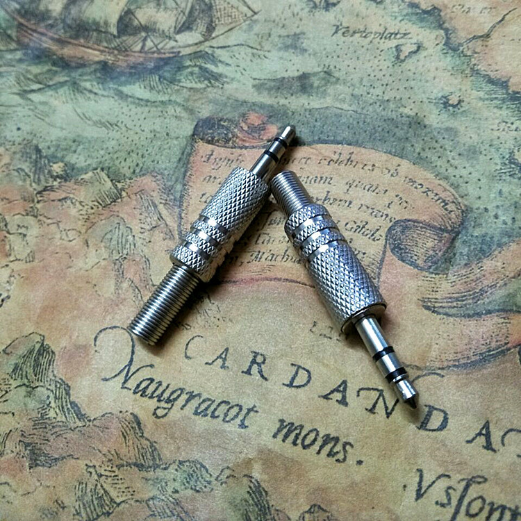 厂家直销 3.5插头 双声道音频插头 3.5MM 音频插头 三芯焊接头