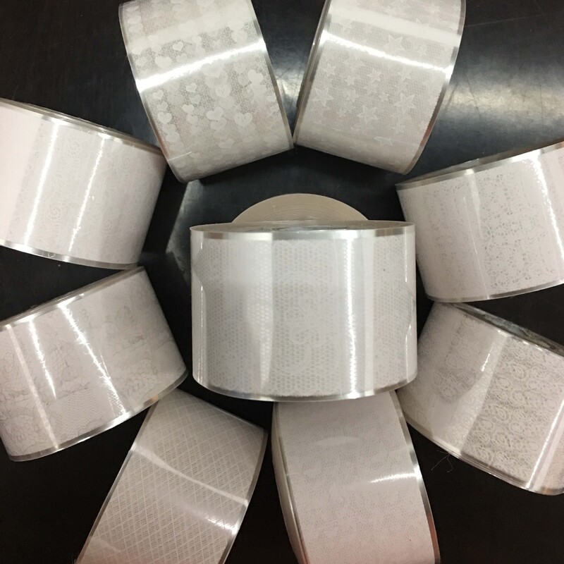 Star paper factory direct lace star paper nail art stickers transfer stickers white lace 16