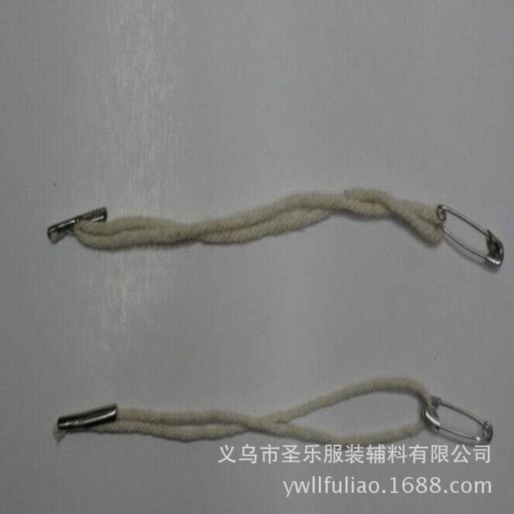 供应别针吊绳 缎带挂线 葫芦别针吊线 棉线吊绳制作