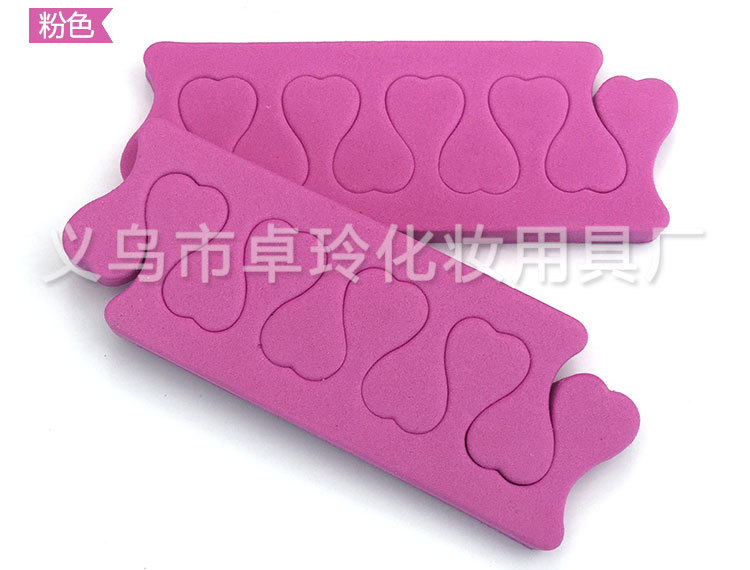 Nail Tools Heart Finger Cotton/Sponge Toe Splitter/Heart Finger Splitter/Toe-separated Cotton Environmentally Friendly and Tasteless