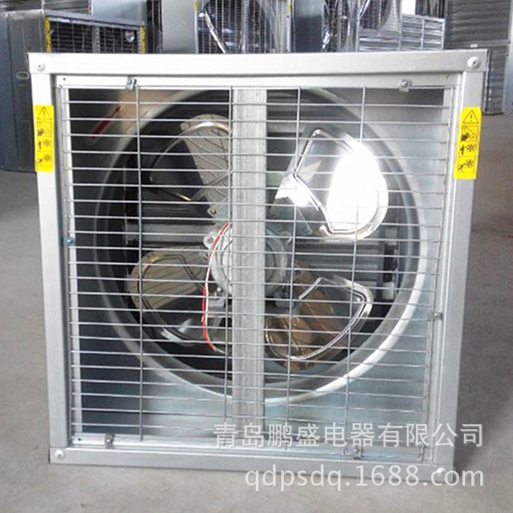 青岛0.6米负压风机 百叶窗降温风机镀锌板抽风机