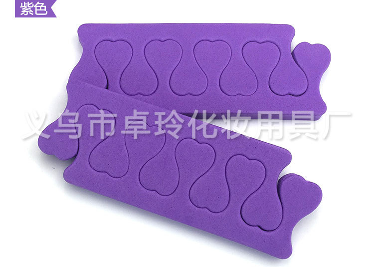 Herramientas para uñas Divisor de punta de esponja de algodón con dedo de corazón de melocotón Divisor de punta de melocotón Divisor de punta de algodón con dedo medio ambiente EVA inodoro