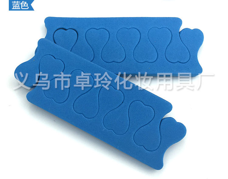 Herramientas para uñas Divisor de punta de esponja de algodón con dedo de corazón de melocotón Divisor de punta de melocotón Divisor de punta de algodón con dedo medio ambiente EVA inodoro